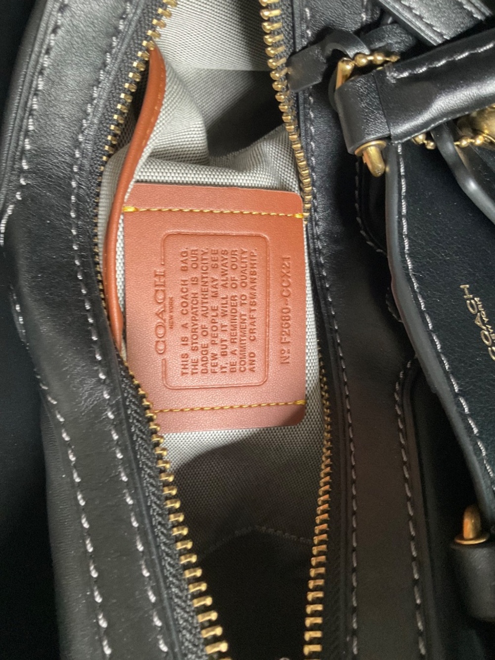 Coach Rogue 40 Black - Picture 7 of 8